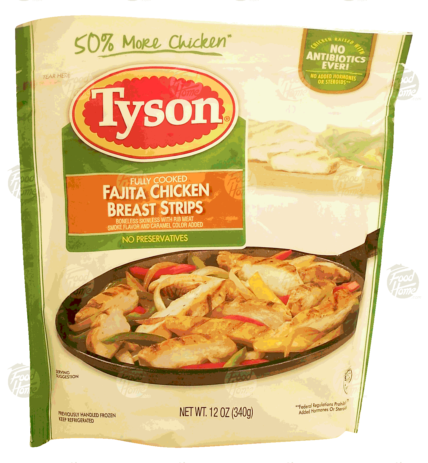 Tyson  fajita chicken breast strips, fully cooked Full-Size Picture